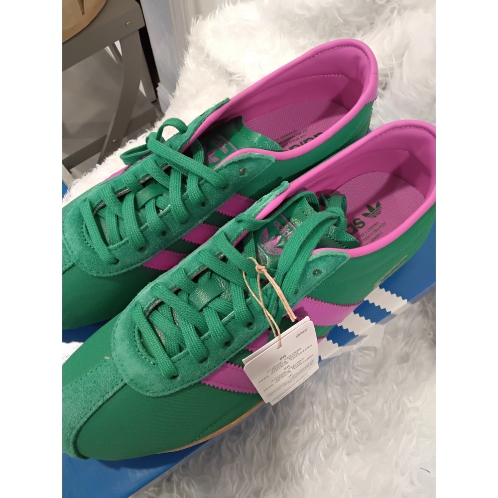 adidas Green and Pink Women's Sneakers worn 2x